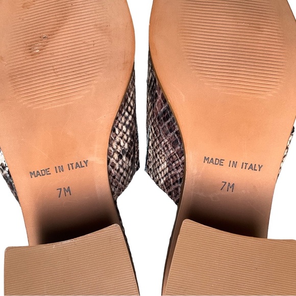MATISSE GODDESS PYTHON SANDALS BLOCK HEELS SIZE 7 - Picture 10 of 10